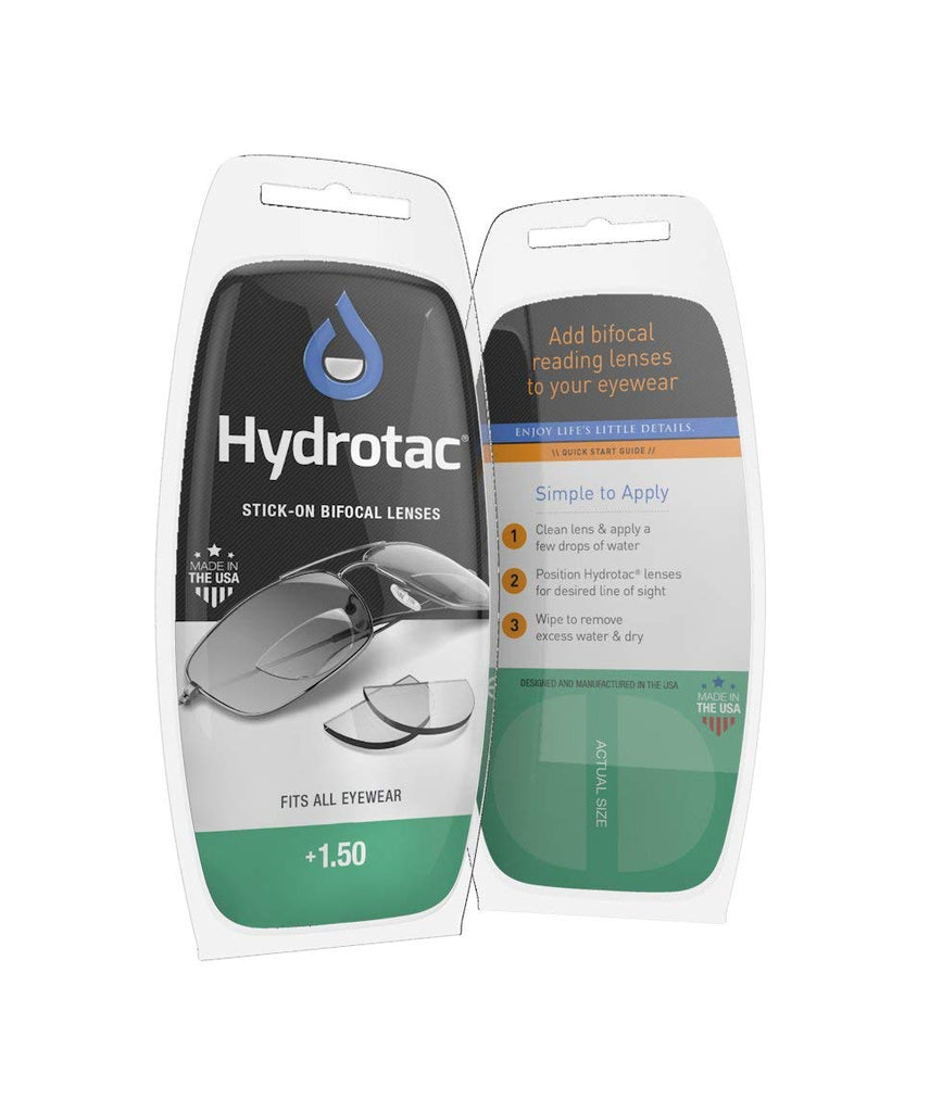 Hydrotac Stick-on Bifocal Reading Lenses for Glasses – Dropcrate