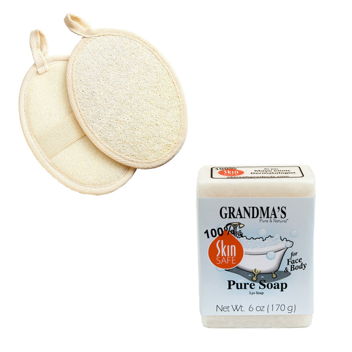 Grandma's SkinSAFE 100% Natural Lye Soap for Face and Body