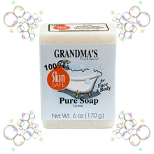 Grandma's SkinSAFE 100% Natural Lye Soap for Face and Body