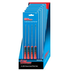 Six Pack Display of the CHP4-LT (LED 4 PIece Hook and Pick Set)