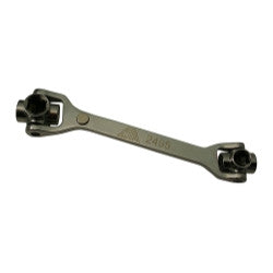 Oil Drain Plug Multi-Wrench, 12mm to 19mm Female Hex, Double Ended, Offset Rotating Heads