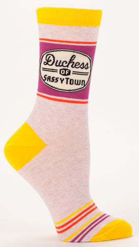 Duchess Of Sassytown Women's Crew Socks