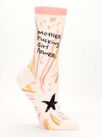 Motherfucking Girl Power Women's Crew Socks